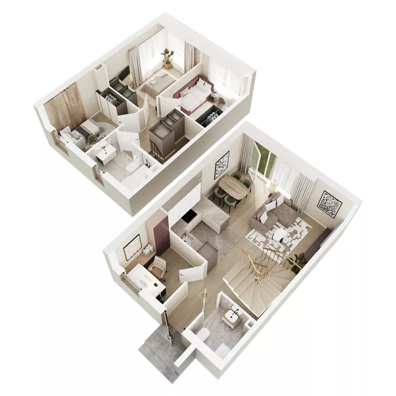 Dom 71,11 m², oferta nr 26A, Miód Malina, Antoninów, ul. Malinowa