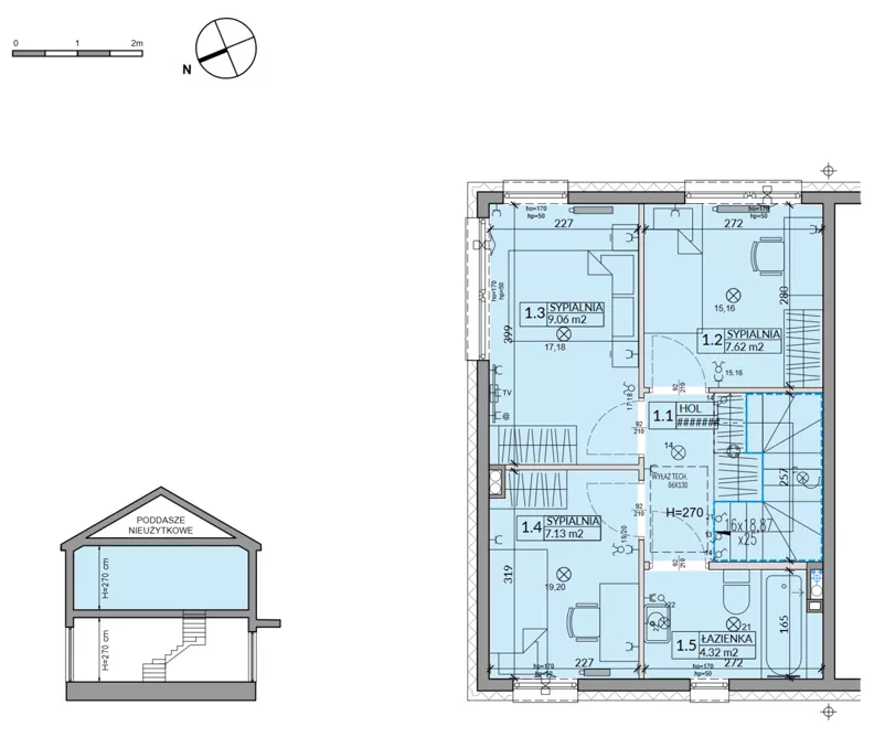 Dom 71,11 m², oferta nr 26A, Miód Malina, Antoninów, ul. Malinowa
