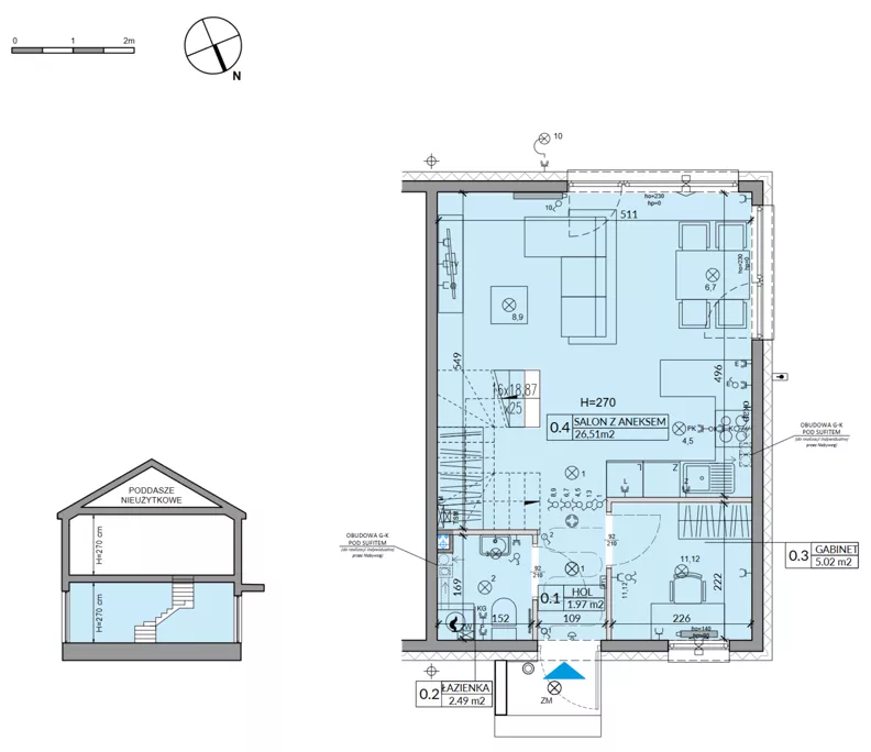 Dom 71,11 m², oferta nr 27B, Miód Malina, Antoninów, ul. Malinowa