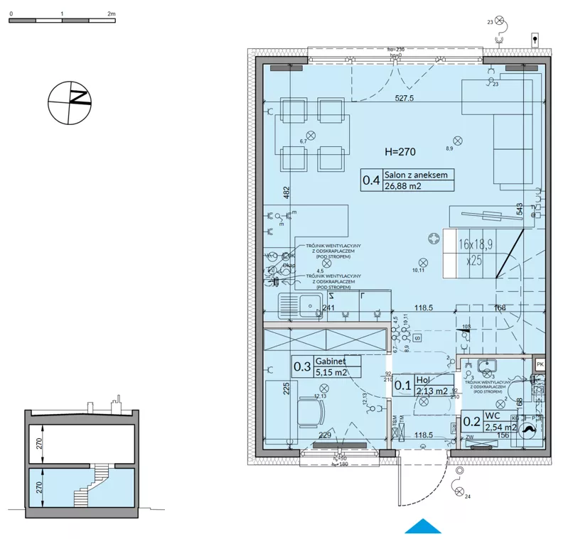 Dom 72,70 m², oferta nr 35A, Osiedle Stokrotki, Boryszew, ul. Nadziei