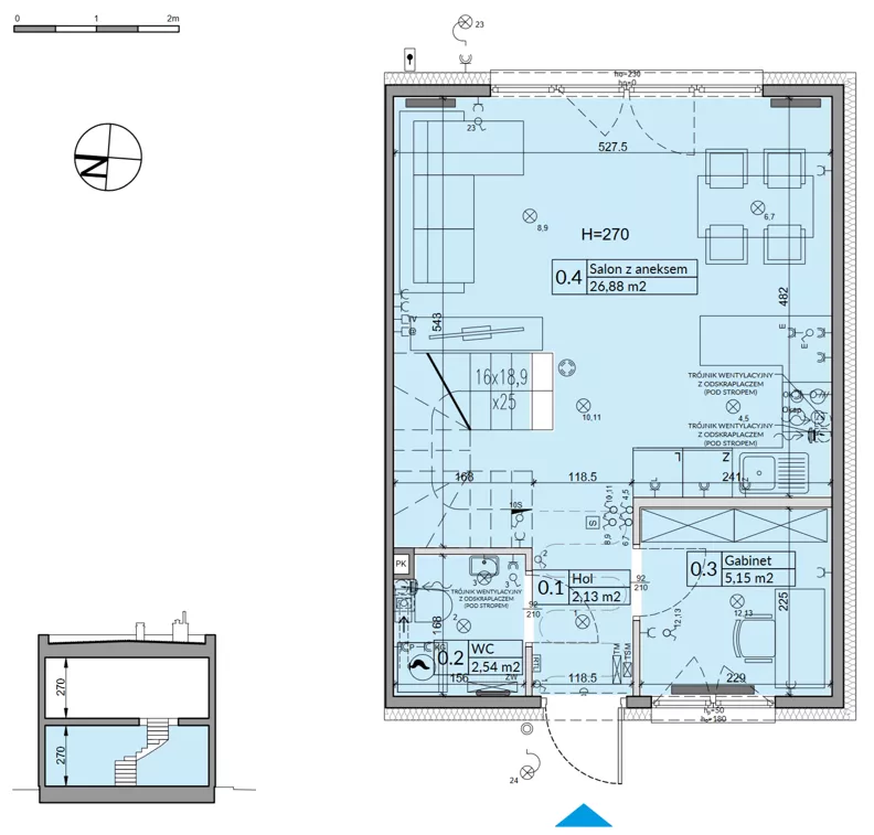 Dom 72,70 m², oferta nr 42B, Osiedle Stokrotki, Boryszew, ul. Nadziei