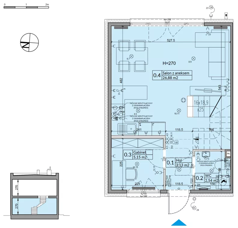 Dom 72,70 m², oferta nr 43A, Osiedle Stokrotki, Boryszew, ul. Nadziei