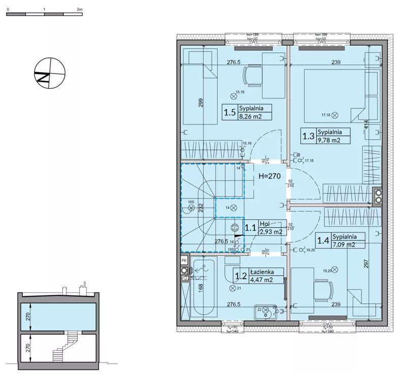 Dom 72,70 m², oferta nr 48B, Osiedle Stokrotki, Boryszew, ul. Nadziei