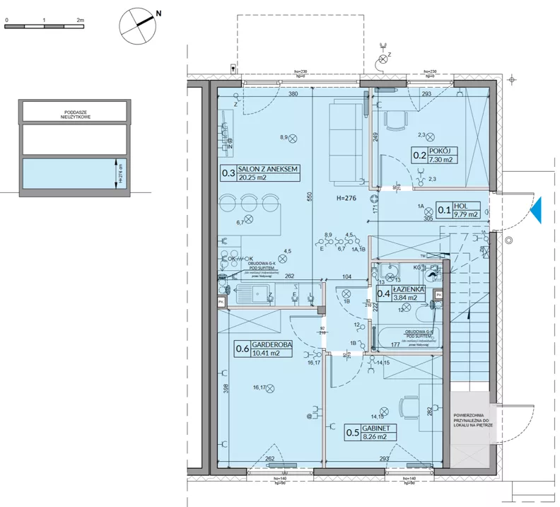 4 pokoje, mieszkanie 59,85 m², parter, oferta nr 14A, Domy na Witosa - mieszkania, Radzymin, ul. Wincentego Witosa