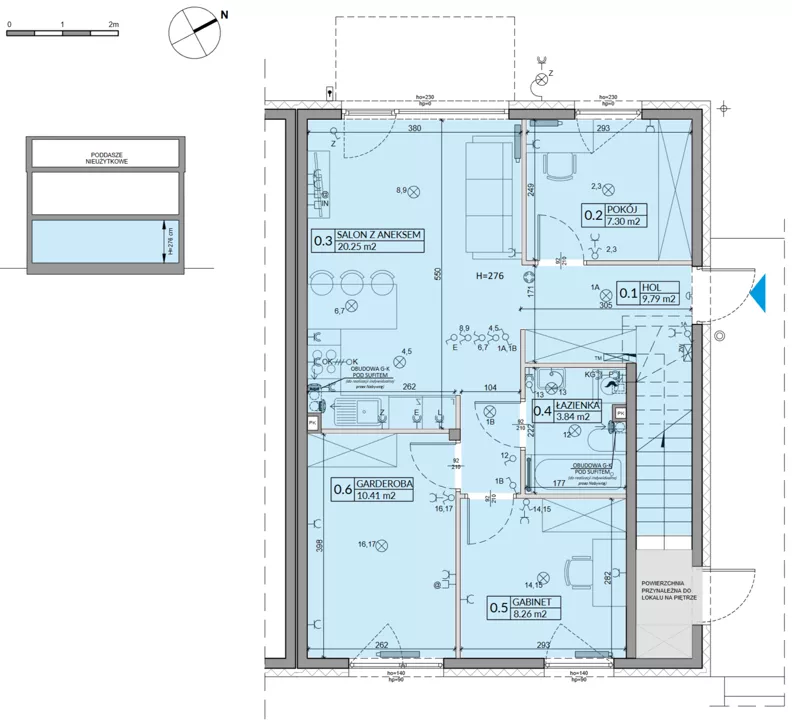 4 pokoje, mieszkanie 59,85 m², parter, oferta nr 24A, Domy na Witosa - mieszkania, Radzymin, ul. Wincentego Witosa
