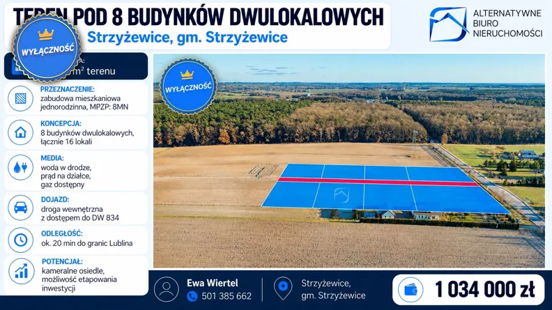 Działka 12 081,00 m², oferta nr , LER-GS-3674, Strzyżewice