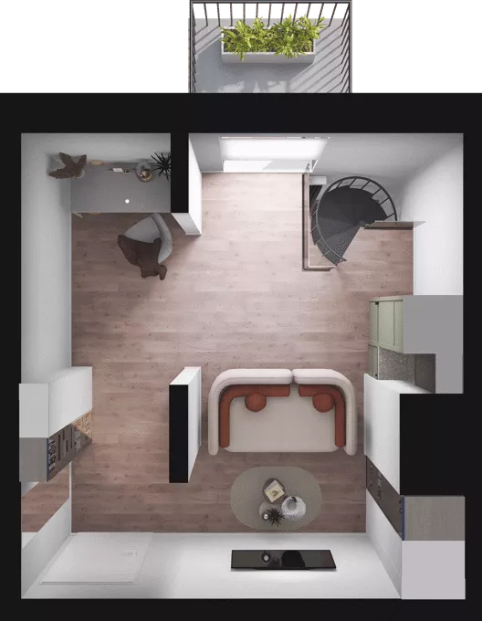 2 pokoje, mieszkanie 39,07 m², piętro 1, oferta nr C18, Dobka, Warszawa, Białołęka, Brzeziny, ul. Dobka z Oleśnicy 25