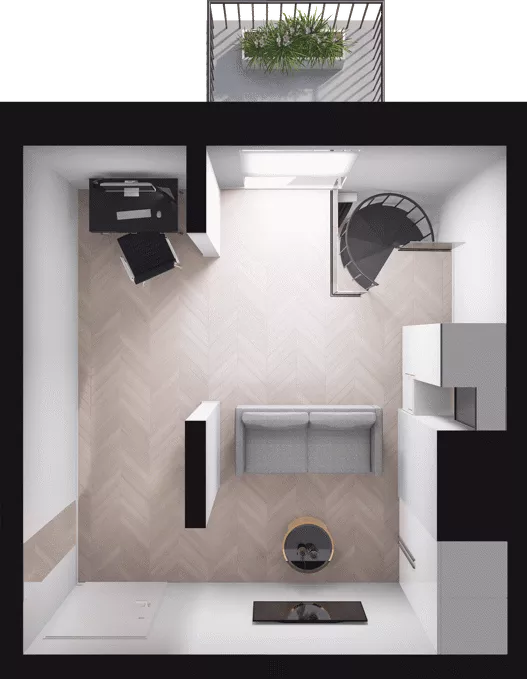 2 pokoje, mieszkanie 39,07 m², piętro 1, oferta nr C18, Dobka, Warszawa, Białołęka, Brzeziny, ul. Dobka z Oleśnicy 25