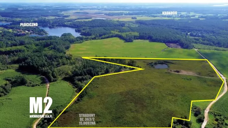 Działka 150 092,00 m², oferta nr , 1594, Ełk