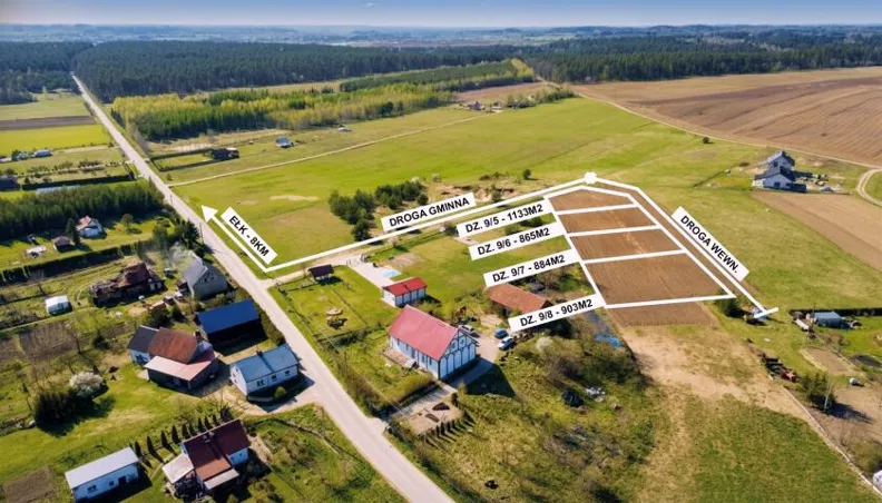 Działka 865,00 m², oferta nr , 1632, Ełk