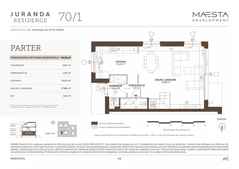 Dom 123,23 m², oferta nr 70_1, Juranda Residence, Warszawa, Białołęka, Brzeziny, ul. Juranda ze Spychowa 70