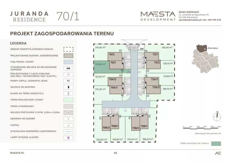 Dom 123,23 m², oferta nr 70_1, Juranda Residence, Warszawa, Białołęka, Brzeziny, ul. Juranda ze Spychowa 70