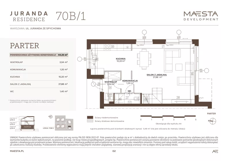 Dom 123,23 m², oferta nr 70B_1, Juranda Residence, Warszawa, Białołęka, Brzeziny, ul. Juranda ze Spychowa 70
