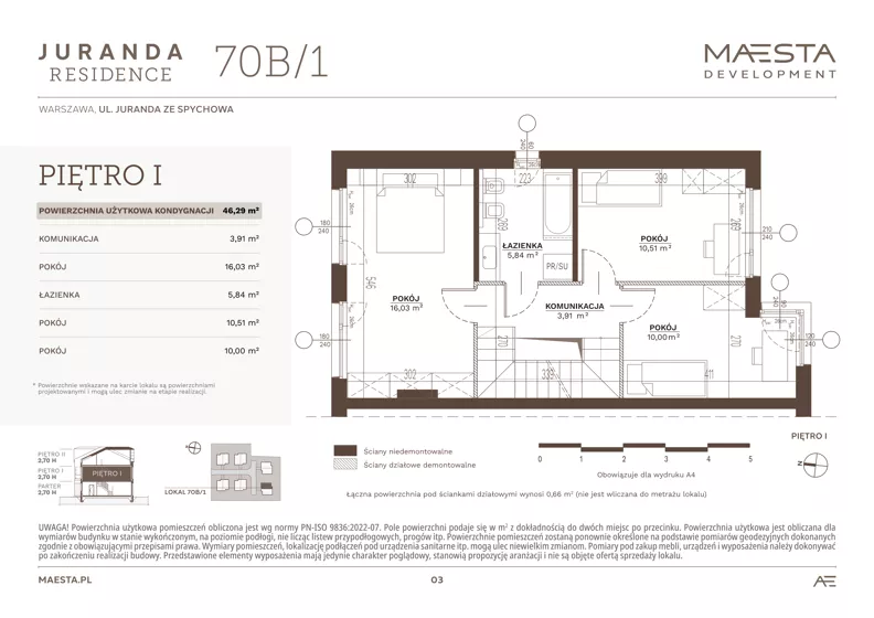 Dom 123,23 m², oferta nr 70B_1, Juranda Residence, Warszawa, Białołęka, Brzeziny, ul. Juranda ze Spychowa 70