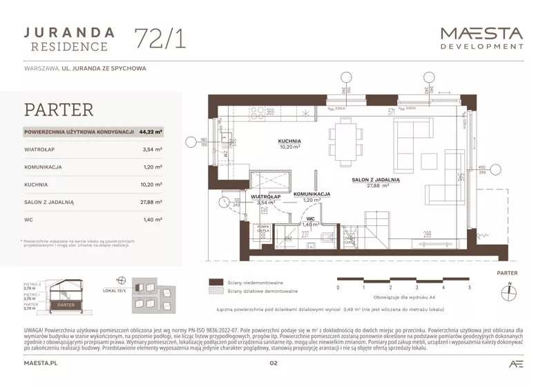 Dom 123,23 m², oferta nr 72_1, Juranda Residence, Warszawa, Białołęka, Brzeziny, ul. Juranda ze Spychowa 70