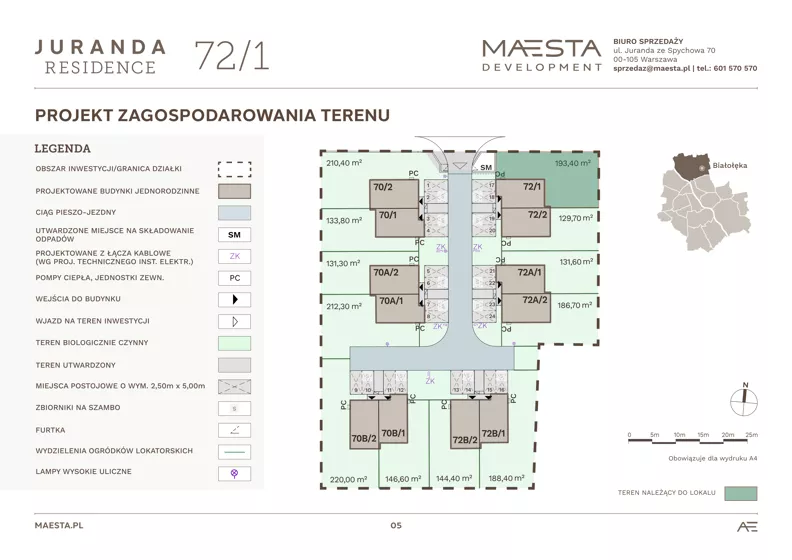 Dom 123,23 m², oferta nr 72_1, Juranda Residence, Warszawa, Białołęka, Brzeziny, ul. Juranda ze Spychowa 70