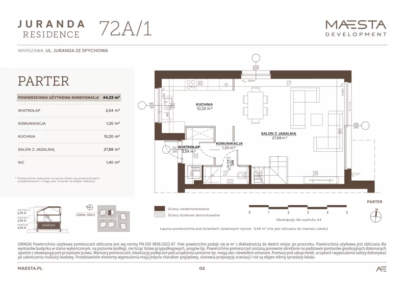 Dom 123,23 m², oferta nr 72A_1, Juranda Residence, Warszawa, Białołęka, Brzeziny, ul. Juranda ze Spychowa 70
