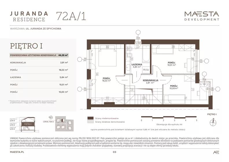 Dom 123,23 m², oferta nr 72A_1, Juranda Residence, Warszawa, Białołęka, Brzeziny, ul. Juranda ze Spychowa 70