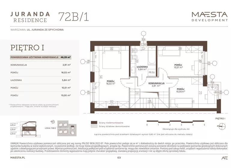 Dom 123,23 m², oferta nr 72B_1, Juranda Residence, Warszawa, Białołęka, Brzeziny, ul. Juranda ze Spychowa 70