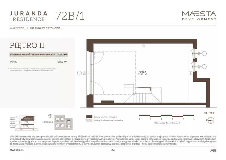 Dom 123,23 m², oferta nr 72B_1, Juranda Residence, Warszawa, Białołęka, Brzeziny, ul. Juranda ze Spychowa 70