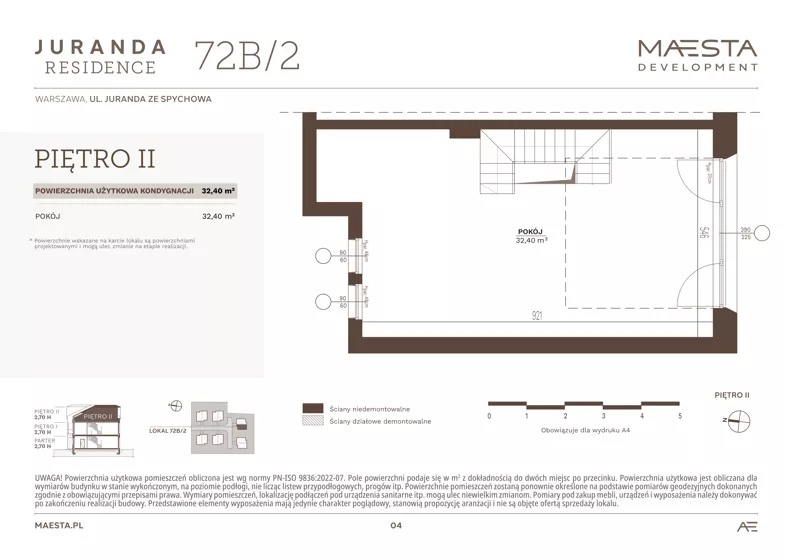 Dom 125,82 m², oferta nr 72B_2, Juranda Residence, Warszawa, Białołęka, Brzeziny, ul. Juranda ze Spychowa 70