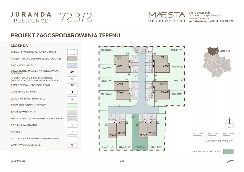 Dom 125,82 m², oferta nr 72B_2, Juranda Residence, Warszawa, Białołęka, Brzeziny, ul. Juranda ze Spychowa 70