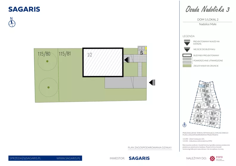 Dom 102,07 m², oferta nr 1_2, Osada Nadolicka 3, Nadolice Małe, ul. Wrocławska