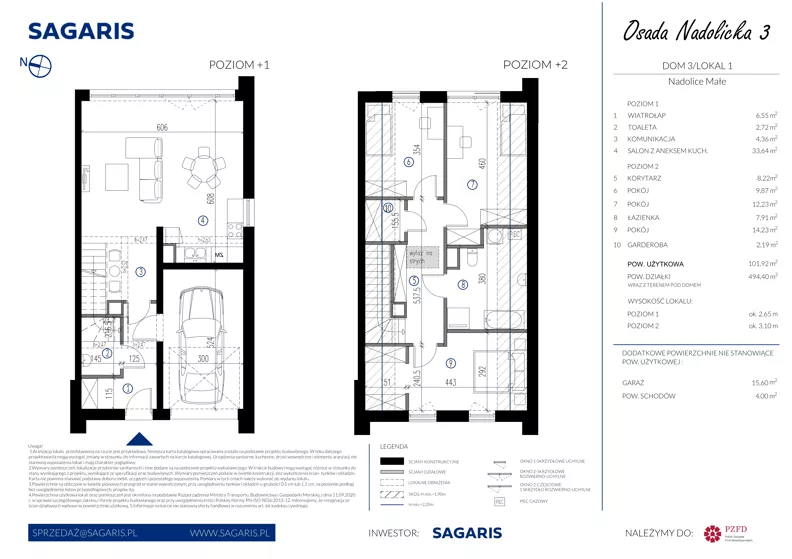 Dom 101,92 m², oferta nr 3_1, Osada Nadolicka 3, Nadolice Małe, ul. Wrocławska