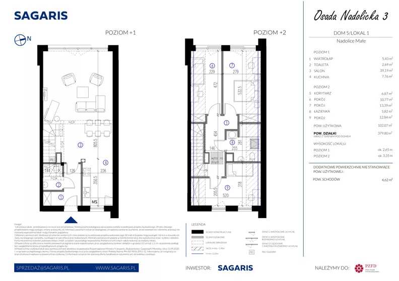 Dom 102,70 m², oferta nr 5_1, Osada Nadolicka 3, Nadolice Małe, ul. Wrocławska