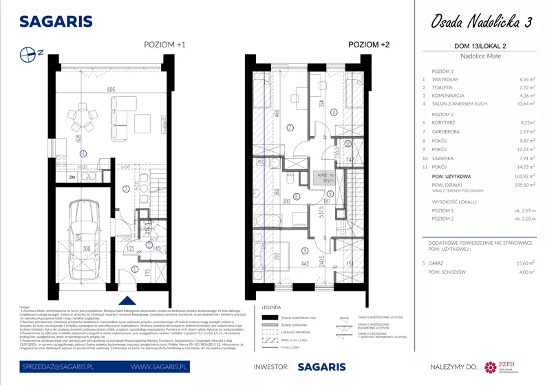 Dom 101,92 m², oferta nr 13_2, Osada Nadolicka 3, Nadolice Małe, ul. Wrocławska