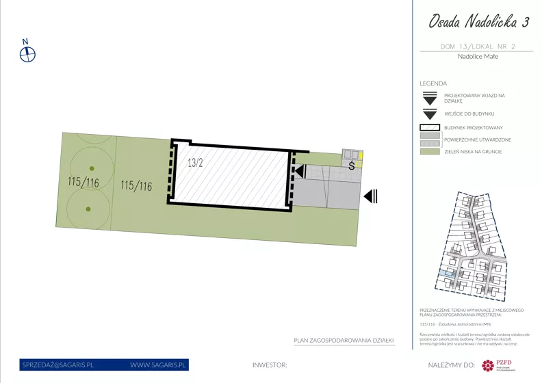 Dom 101,92 m², oferta nr 13_2, Osada Nadolicka 3, Nadolice Małe, ul. Wrocławska