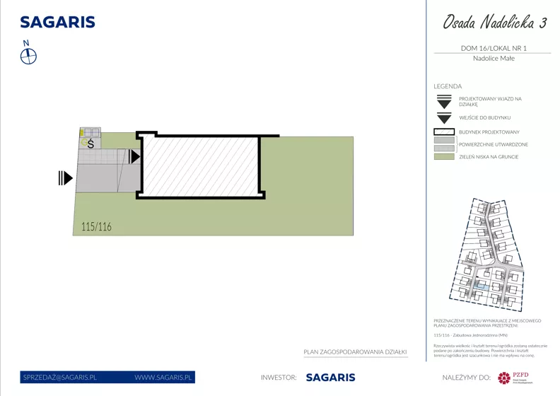 Dom 101,92 m², oferta nr 16_1, Osada Nadolicka 3, Nadolice Małe, ul. Wrocławska