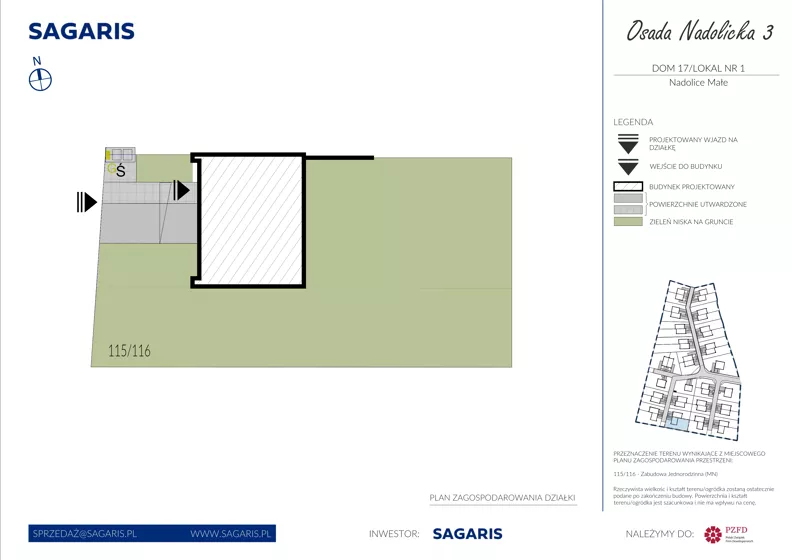 Dom 115,99 m², oferta nr 17_1, Osada Nadolicka 3, Nadolice Małe, ul. Wrocławska