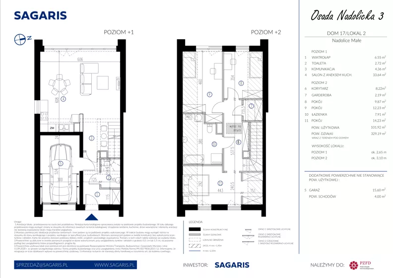 Dom 101,92 m², oferta nr 17_2, Osada Nadolicka 3, Nadolice Małe, ul. Wrocławska