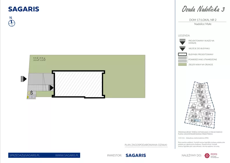 Dom 101,92 m², oferta nr 17_2, Osada Nadolicka 3, Nadolice Małe, ul. Wrocławska