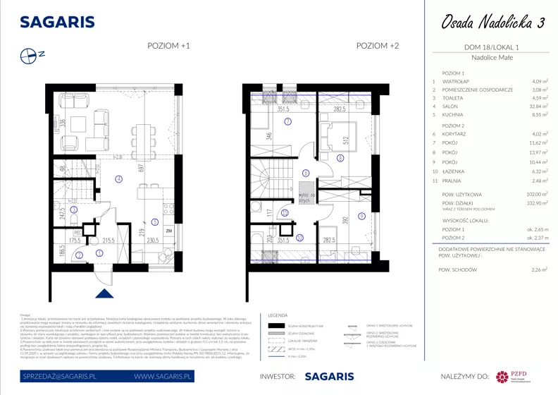 Dom 102,00 m², oferta nr 18_1, Osada Nadolicka 3, Nadolice Małe, ul. Wrocławska