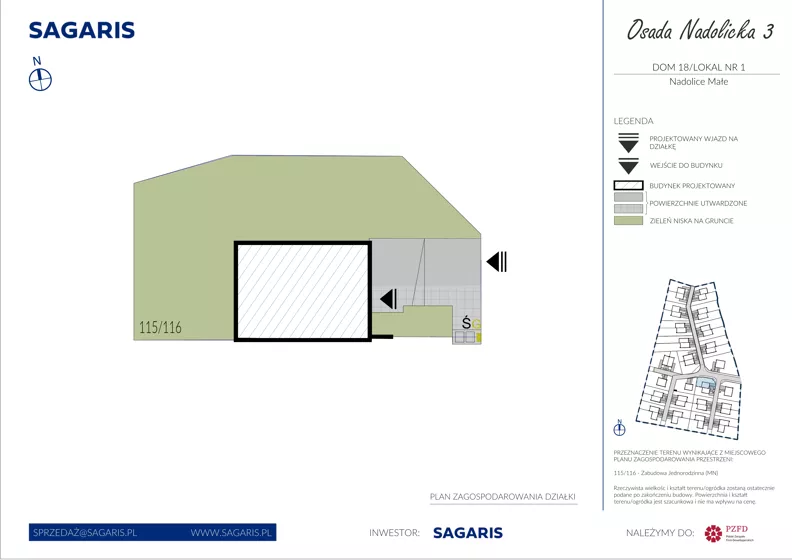Dom 102,00 m², oferta nr 18_1, Osada Nadolicka 3, Nadolice Małe, ul. Wrocławska