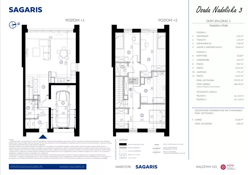 Dom 101,92 m², oferta nr 20_1, Osada Nadolicka 3, Nadolice Małe, ul. Wrocławska