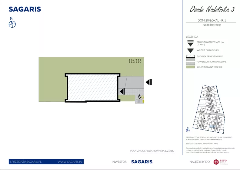 Dom 101,92 m², oferta nr 20_1, Osada Nadolicka 3, Nadolice Małe, ul. Wrocławska
