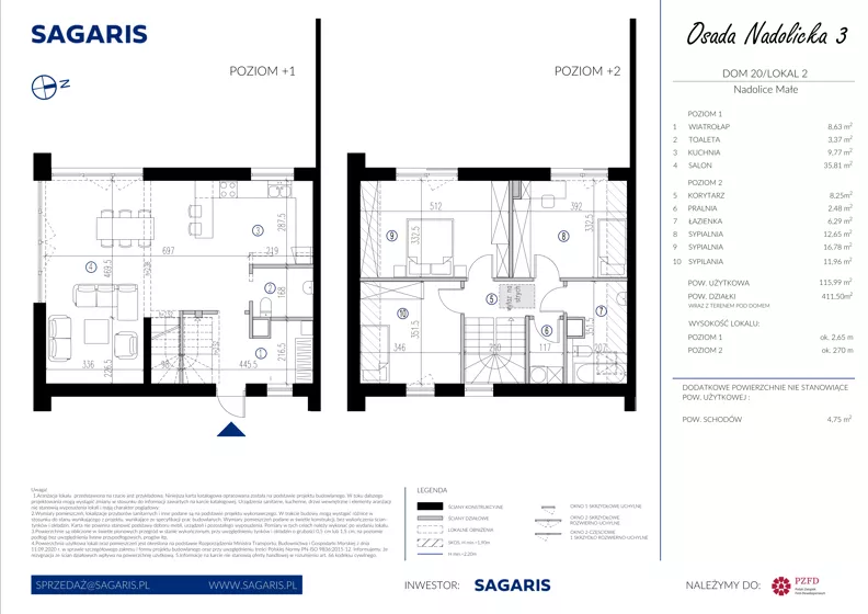 Dom 115,99 m², oferta nr 20_2, Osada Nadolicka 3, Nadolice Małe, ul. Wrocławska
