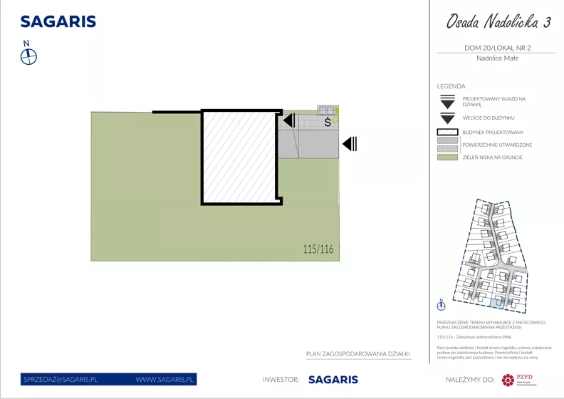 Dom 115,99 m², oferta nr 20_2, Osada Nadolicka 3, Nadolice Małe, ul. Wrocławska