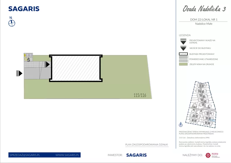 Dom 101,92 m², oferta nr 22_1, Osada Nadolicka 3, Nadolice Małe, ul. Wrocławska