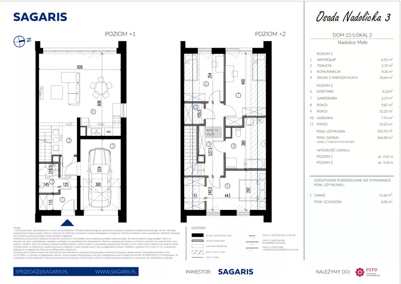 Dom 101,92 m², oferta nr 22_2, Osada Nadolicka 3, Nadolice Małe, ul. Wrocławska