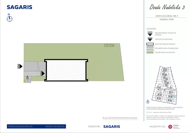 Dom 101,92 m², oferta nr 22_2, Osada Nadolicka 3, Nadolice Małe, ul. Wrocławska
