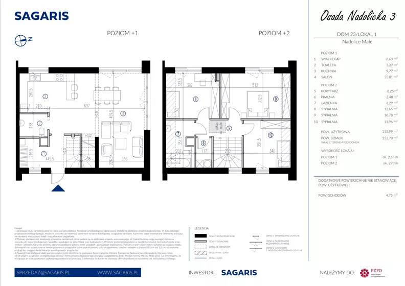 Dom 115,99 m², oferta nr 23_1, Osada Nadolicka 3, Nadolice Małe, ul. Wrocławska
