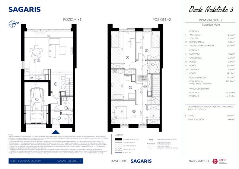 Dom 101,92 m², oferta nr 23_2, Osada Nadolicka 3, Nadolice Małe, ul. Wrocławska