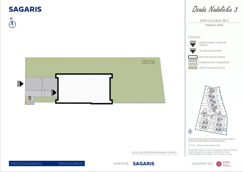 Dom 101,92 m², oferta nr 23_2, Osada Nadolicka 3, Nadolice Małe, ul. Wrocławska