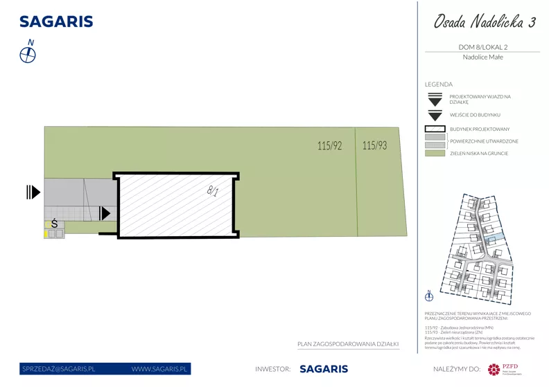 Dom 101,92 m², oferta nr 8_2, Osada Nadolicka 3, Nadolice Małe, ul. Wrocławska