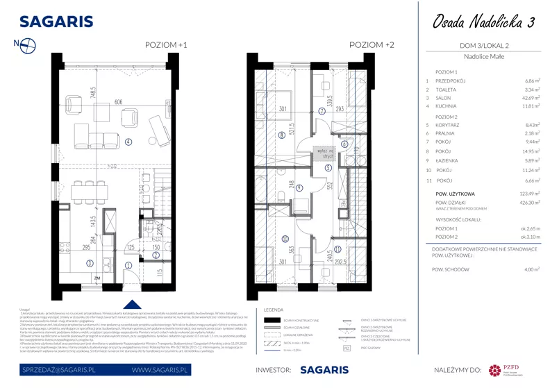 Dom 123,49 m², oferta nr 3_2, Osada Nadolicka 3, Nadolice Małe, ul. Wrocławska