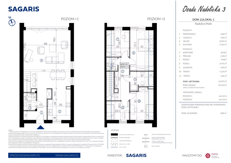 Dom 123,49 m², oferta nr 11_1, Osada Nadolicka 3, Nadolice Małe, ul. Wrocławska